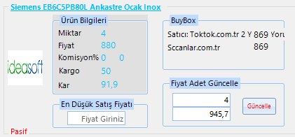cockpit Fiyat Analizi
