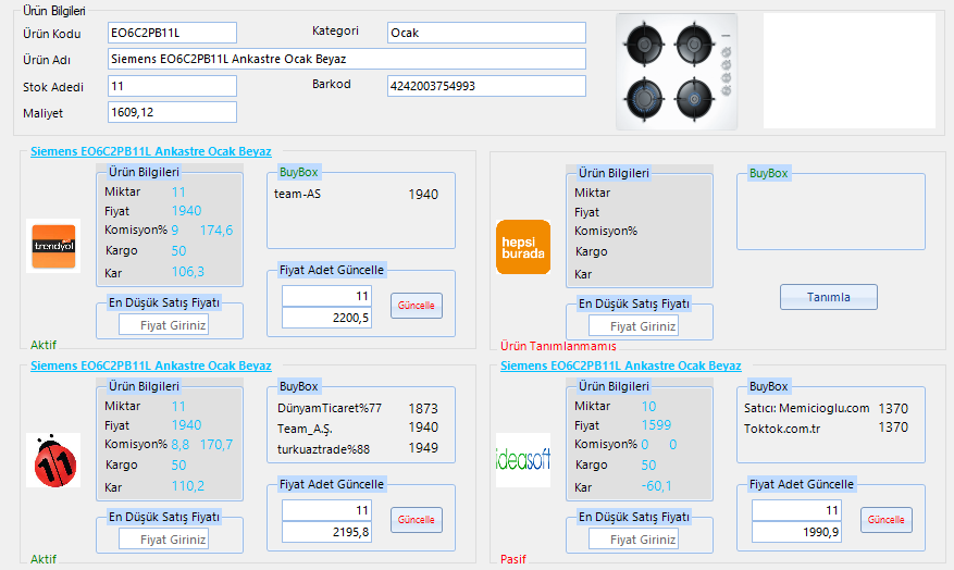 cockpit Ürün Yönetimi